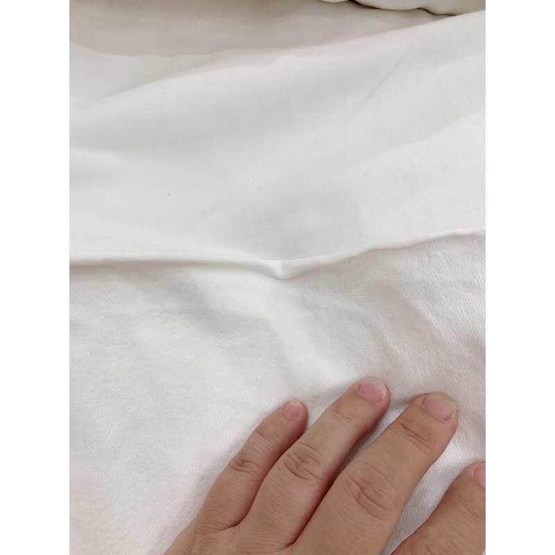 Thun cotton trắng may áo may ô, đồ sơ sinh  Khổ 1m6- S.Fashion Shop Hà Nội