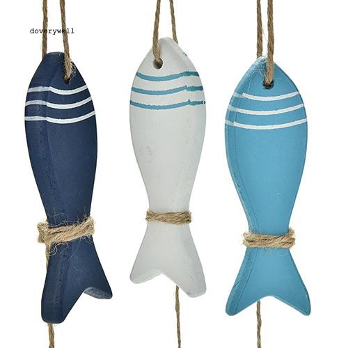 Dây hình gỗ treo trang trí phong cách địa trung hải