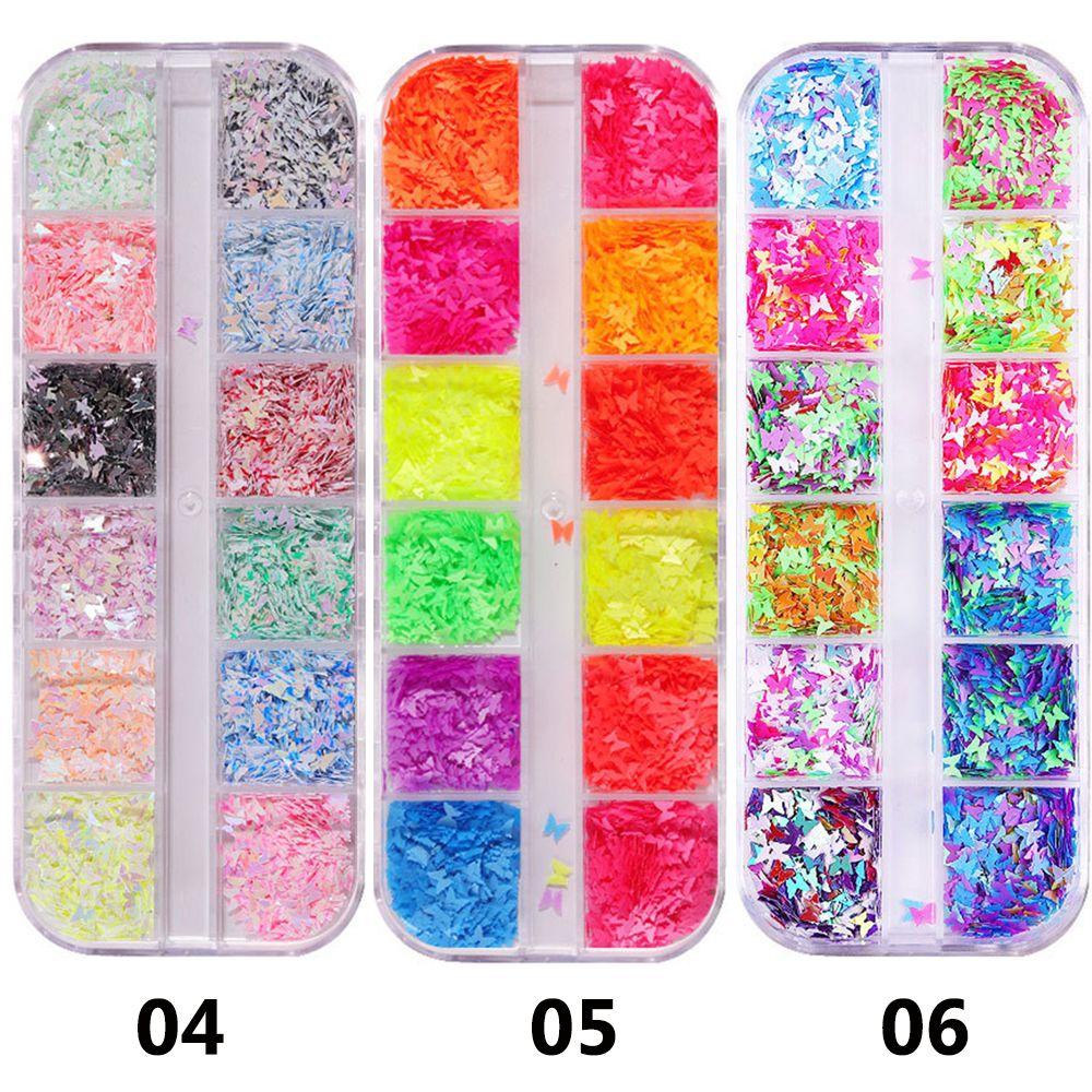 Hộp Sequin Lấp Lánh Ánh Sao Dùng Trang Trí Móng Nghệ Thuật