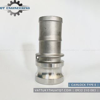 Khớp nối nhanh Camlock INOX 304 | Kiểu E | DN15,DN20,DN25 [VATTUKYTHUATQT.COM]
