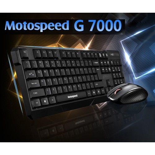 [Mã SKAMSALE03 giảm 10% đơn 200k] Combo phím chuột không dây Motospeed G7000