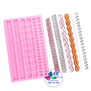 Khuôn silicon viền xoán