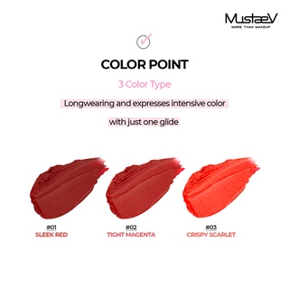 Son môi MUSTAEV màu lì mềm mại 3.5g