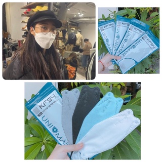 50c Khẩu Trang KF94-UNI Mask Siêu Đẹp Chính Hãng Dành Cho Nam Nữ-Form đẹp,dễ thở,không lem son