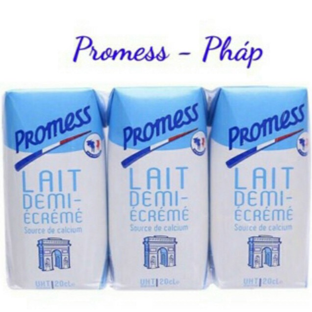 Sữa Tươi PROMESS Hương Hoa Qủa ( sét 1 hộp 200ml )