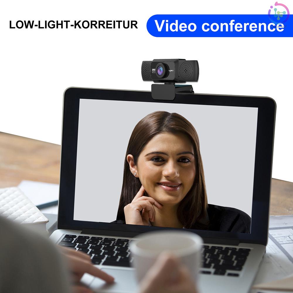 Webcam Hxsj S5 Hd 1080p 8m Âm Thanh Có Thể Điều Chỉnh Độ Cao Cho Laptop Máy Tính Để Bàn Tv Box