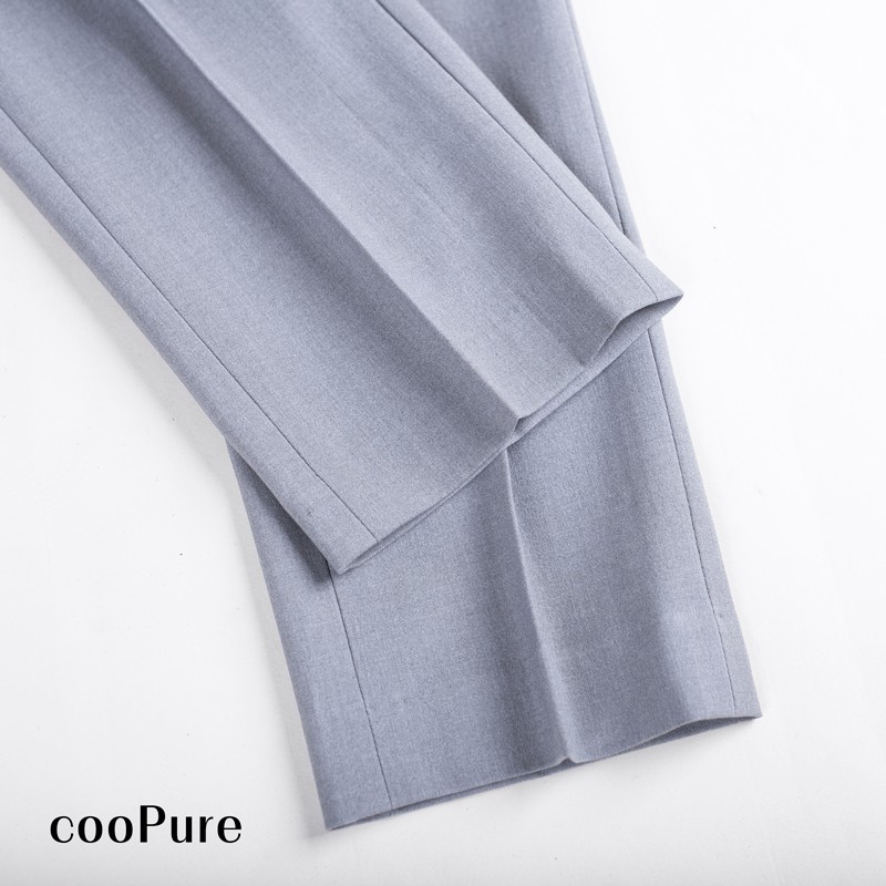 Quần âu nam cooPure vải poly cotton chống nhăn tuyệt đối, tông màu sang trọng NO.2046 (6 màu)