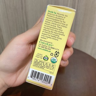🍃Vitamin D3 Childlife cho bé 0m+👼