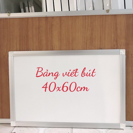 Bảng viết bút dạ siêu nhẹ, Kt: 40x60cm [phía sau có móc treo tiện lợi] tặng kèm bút kèm bông xoá