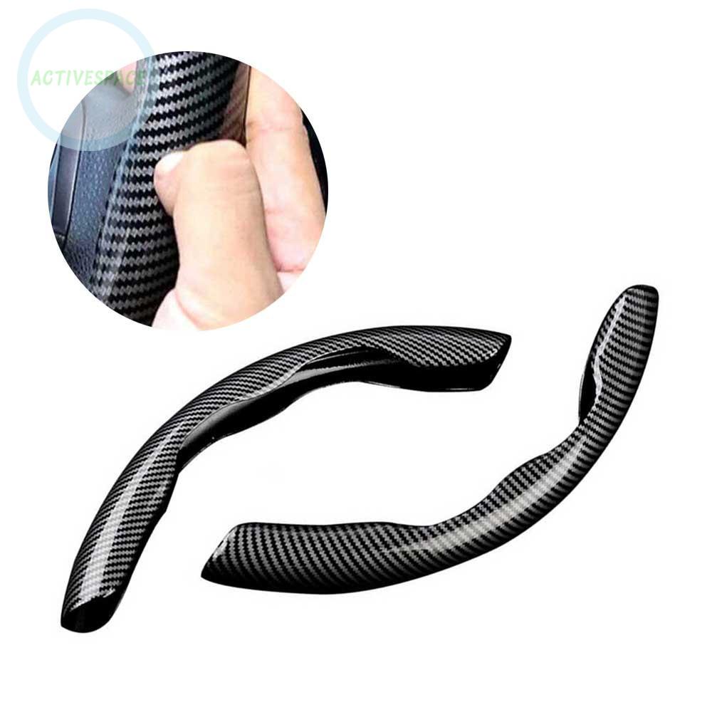 Bộ 2 Vỏ Bọc Vô Lăng Xe Hơi Chống Trượt Bằng Sợi Carbon