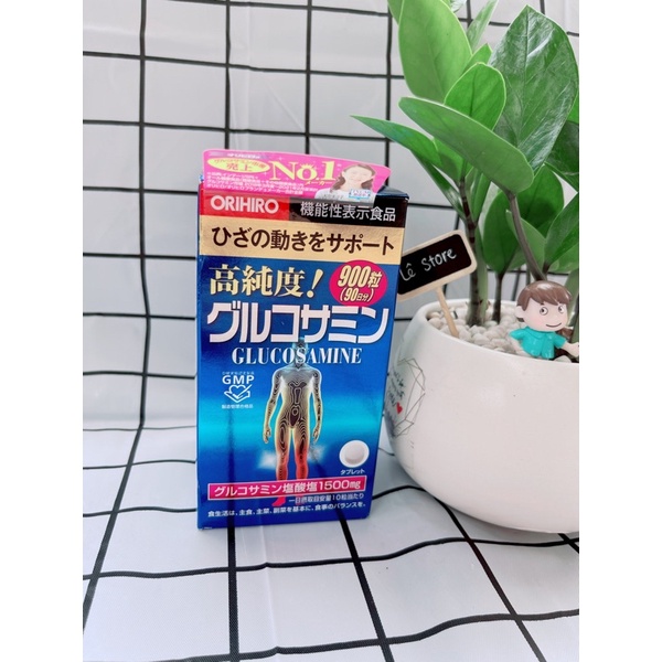 [Nội địa Nhật] Viên uống bổ sung Glucosamine Orihiro giảm đau xương khớp 900v