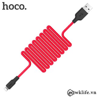 Cáp Sạc chống cháy Hoco X21 lightning  ( Hàng Chính Hãng )
