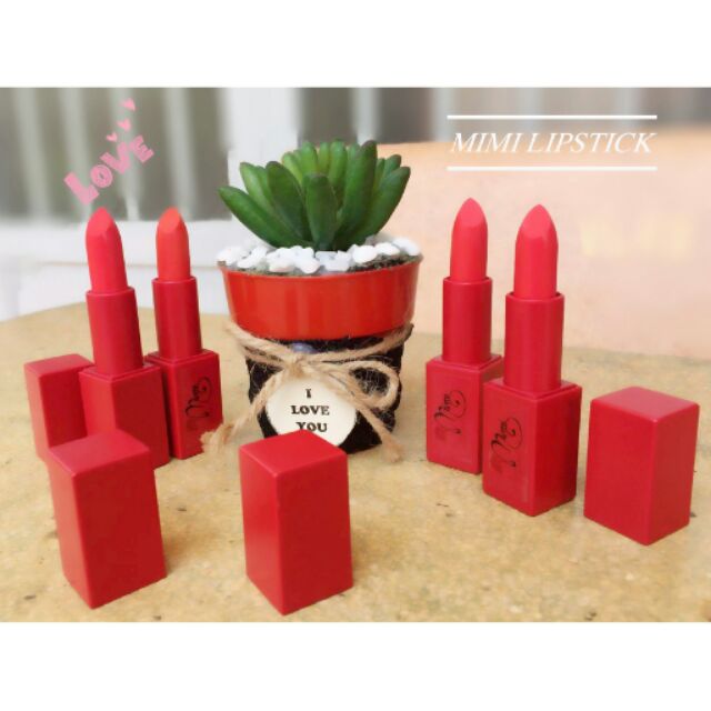 Mã giảm giá 30K GHN431TUYEN Son sáp hand made MiMi Lipstick -'HSD 12 tháng