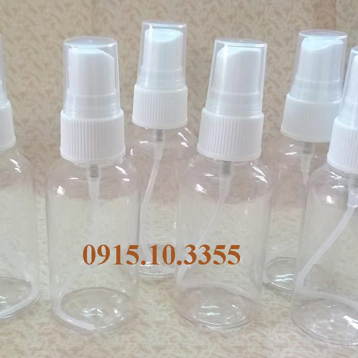 1 VỎ CHAI XỊT phun sương thủy tinh : 10ml/20ml/30ml 50ml 100ml - chai lọ thủy tinh