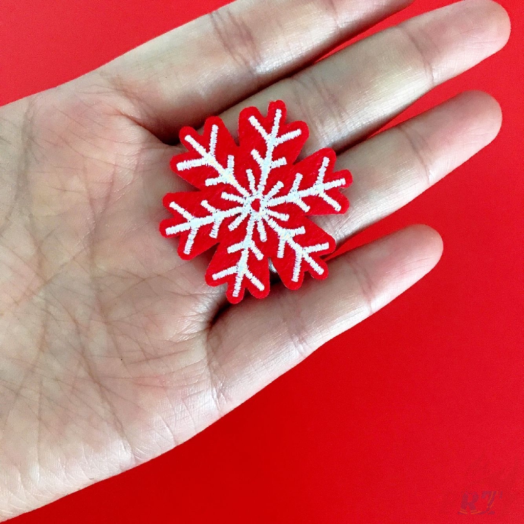 Nhập WAFACB01 giảm 10K _Hình thêu quần áo hình bông tuyết dễ thương （☸ INS Snowflake Patch ☸）