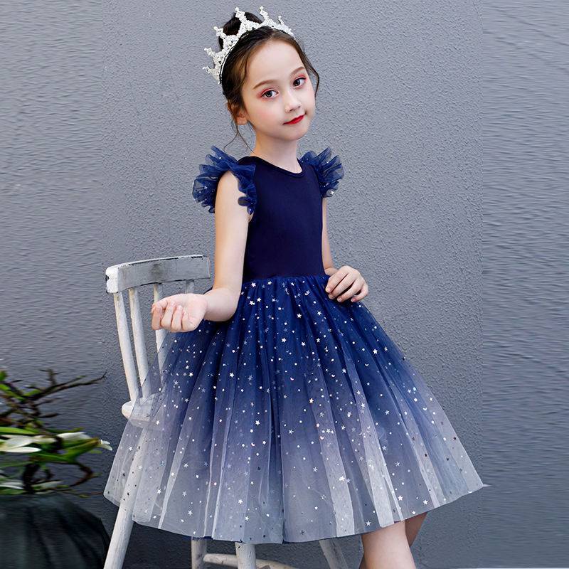 [Kacily]dầm bé gái Váy dự tiệc cho bé gái thời trang Hàn Quốc 1-8 tuổi  nhập khẩu Váy công chúa cho bé gái