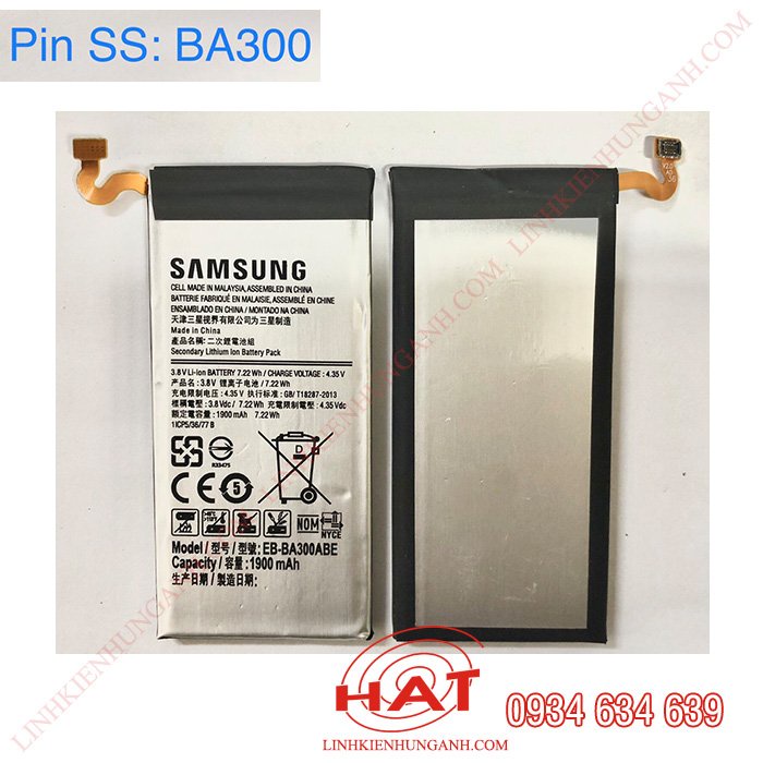 Pin Galaxy A6 Plus A605 SM-A605G Made in Việt Nam 3500mAh Zin