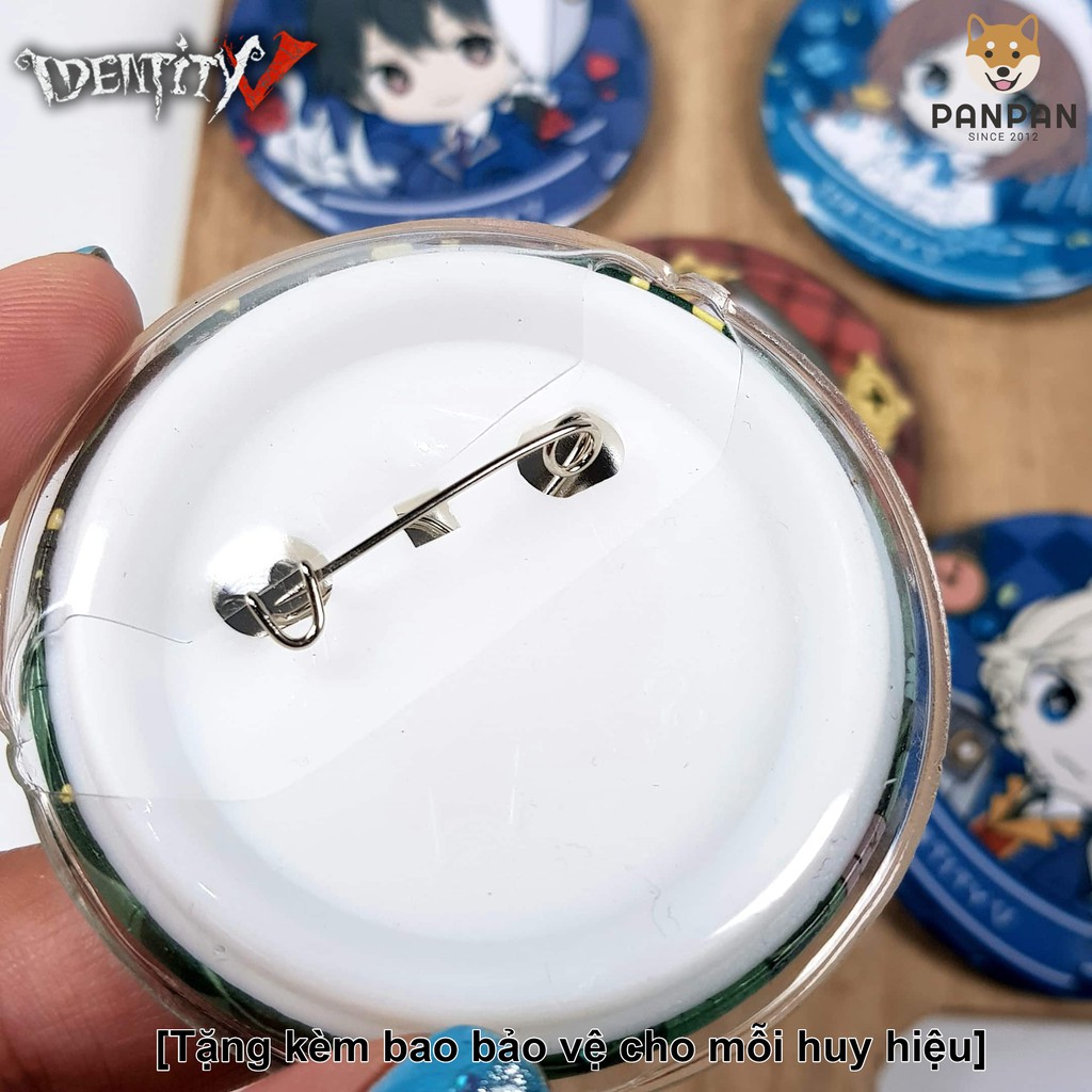 [TẶNG KÈM BAO BẢO VỆ] Huy hiệu lẻ Identity V (6CM)