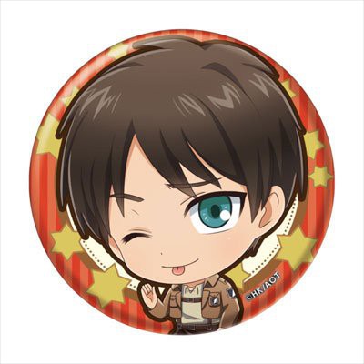 Huy hiệu cài áo IN HÌNH Attack on Titan Đại chiến Titan anime chibi dễ thương tiện lợi mẫu 1