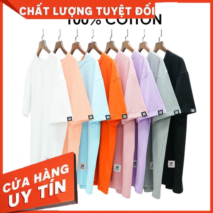 Áo thun Unisex N7 Basic Tee phông trơn nam nữ tay lỡ oversize form rộng 12 màu - HÀNG MỚI VỀ