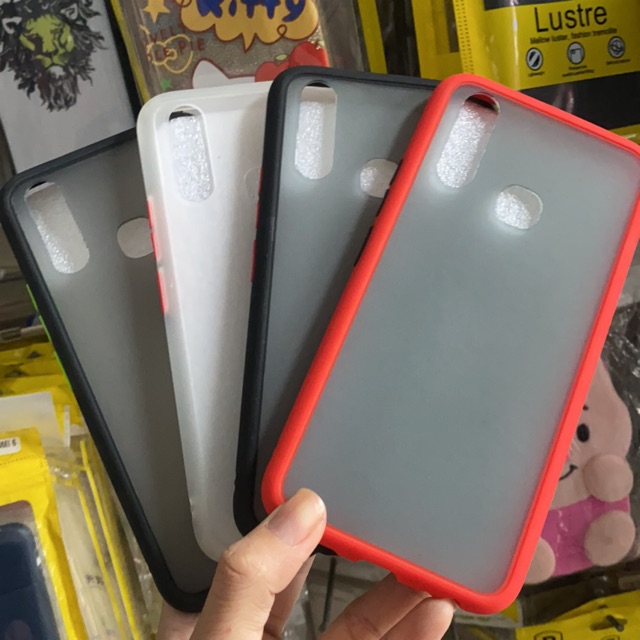 Ốp lưng Vivo Y12 /Y15 /Y17 viền dẻo màu lưng nhám đục chống vân tay
