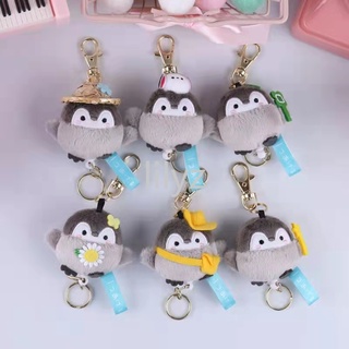 Image of Lets Trace Together Penguin Retractable Keychain TT token Hook Key Tags Lanyard Student Card Holder