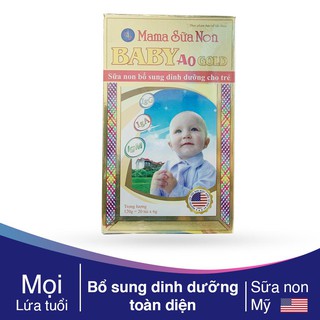 Mama Sữa Non Baby A0 Gold 6g Sữa non bổ sung đầy đủ dưỡng chất cho trẻ