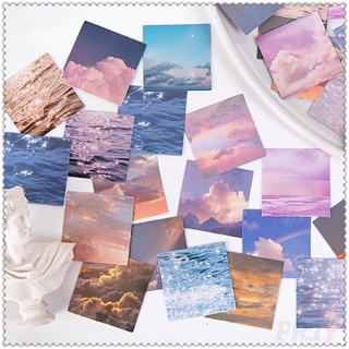 💥HỘP 45 TẤM STICKER HOẠ TIẾT PHONG CẢNH VÀ BẦU TRỜI TRANG TRÍ SỔ💥