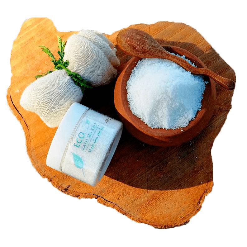 Muối Tắm Bé ECO Sinh Dược 400g - Giảm Rôm Sảy - Mề Đay Hiệu Quả