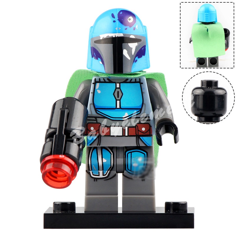 Mô Hình Đồ Chơi Nhân Vật Mandalorian Warrior Rey Luke Skywalker Jango Fett G0102 8 Loại