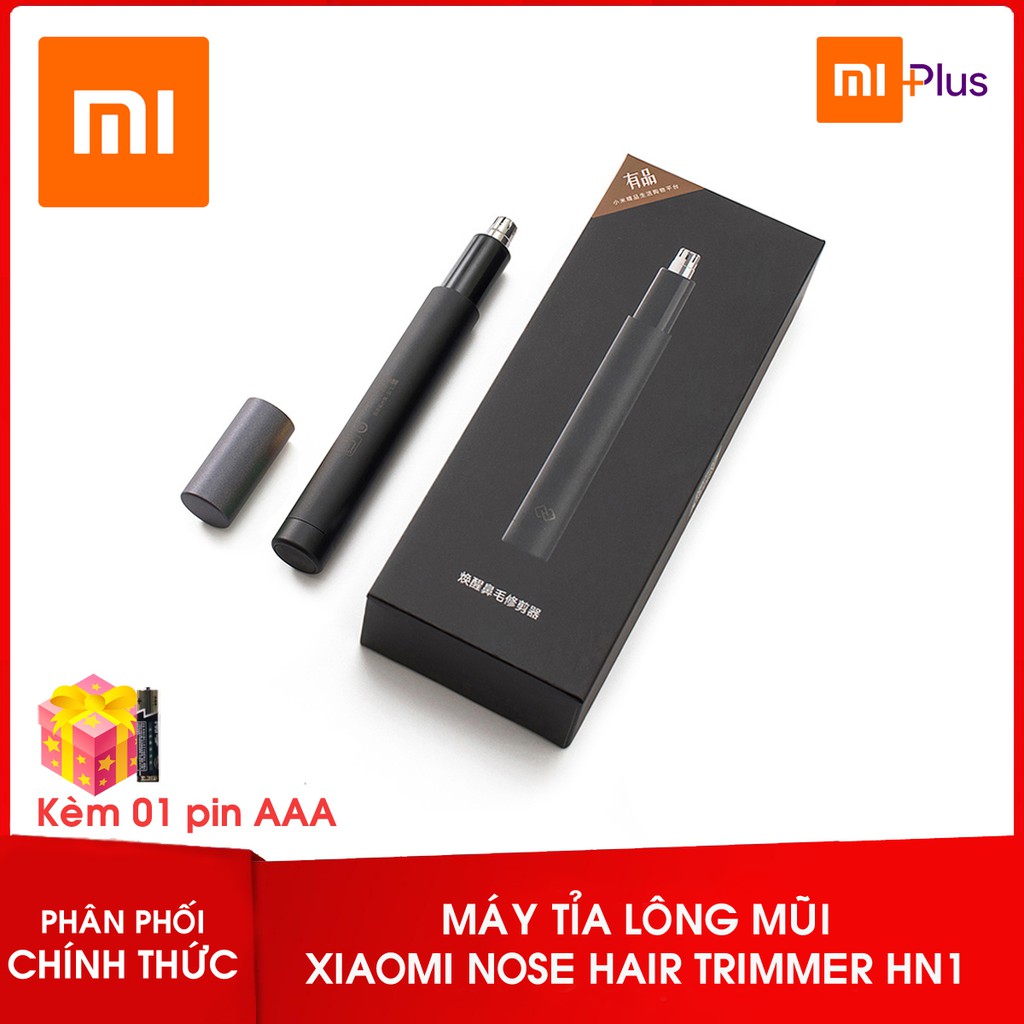 Máy tỉa lông mũi Xiaomi Nose Hair Trimmer HN1 - nhỏ gọn dễ sử dụng, chống nước, pin lâu