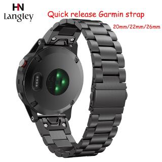 Dây Đeo Đồng Hồ Bằng Thép Không Gỉ Cho Garmin Fenix5 Forerunner 935 Fenix 3 5x 6 6xre