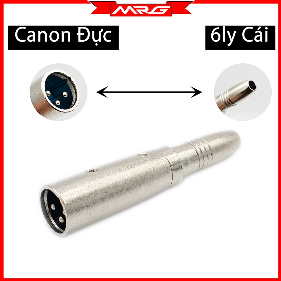 Jack Chuyển Canon Ra 6 ly Cái (6.5ly) giá 1 chiếc - MrG