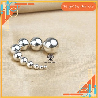 Bi bạc 8mm - charm bi bạc 8mm