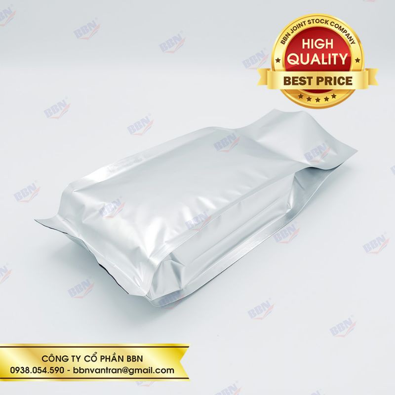 1kg Túi Mpet 4 biên bạc mờ 14*36cm