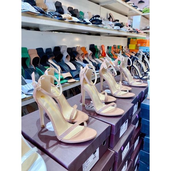 Sandal cao gót quai mảnh loại gót 7p và 9p