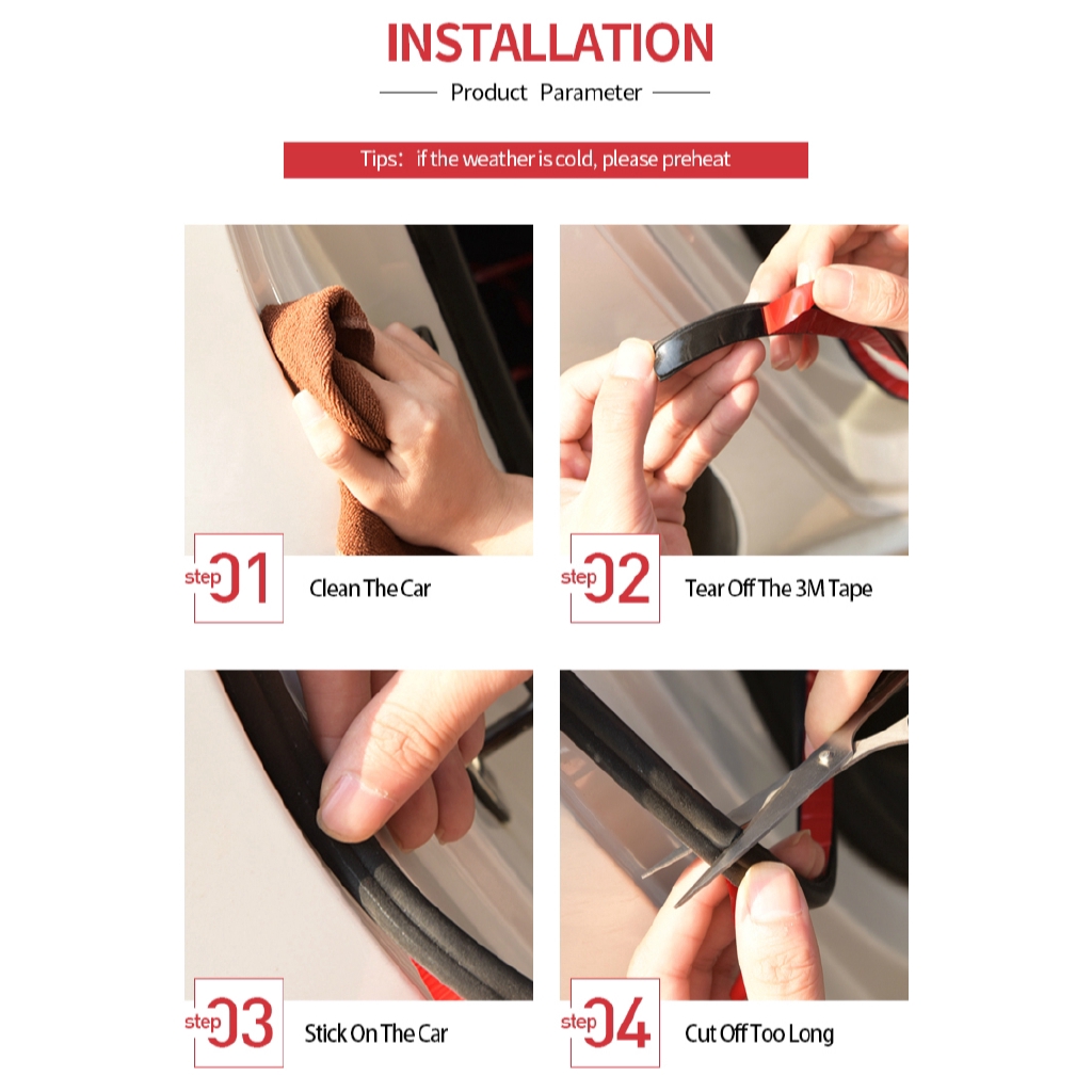 Cuộn dây cao su viền cửa ô tô giảm ồn