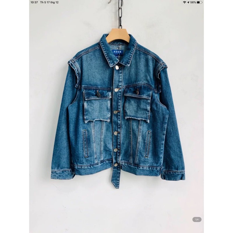 🔥HOT. Áo khoác Jean ANDER ERROR 20ss hàng full tem, tab zip, hàng siêu đẹp.