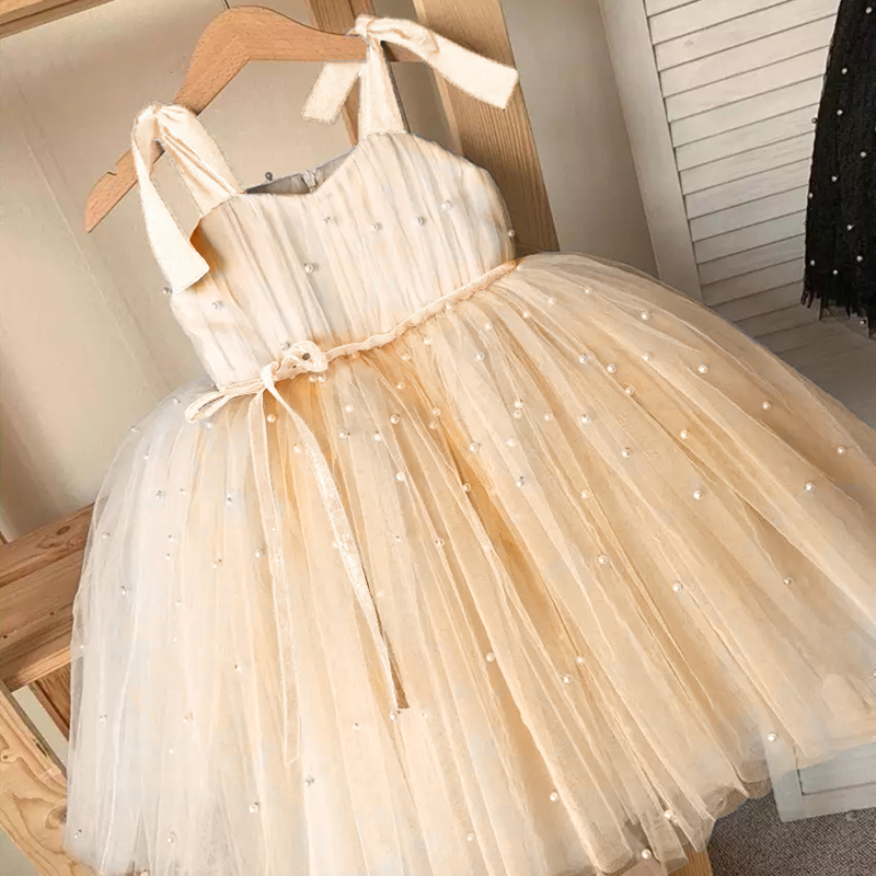 Cô gái Dễ thương Váy tuyn Sling Trang phục thường ngày Sinh nhật lần thứ nhất Váy dự tiệc Đám cưới / Sinh nhật Váy công chúa