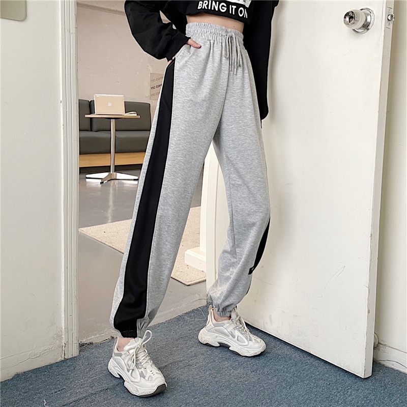 SUXI Quần legging nữ ống rộng thời trang mùa thu mới