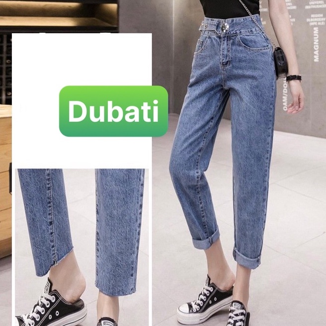 QUẦN JEAN NỮ CHẤT KHÓA KIỂU NÚT DÂY LƯNG CAO NÂNG MÔNG SÀNH ĐIỆU HÀN QUỐC 2022- DB-125 -DUBATI FASHION