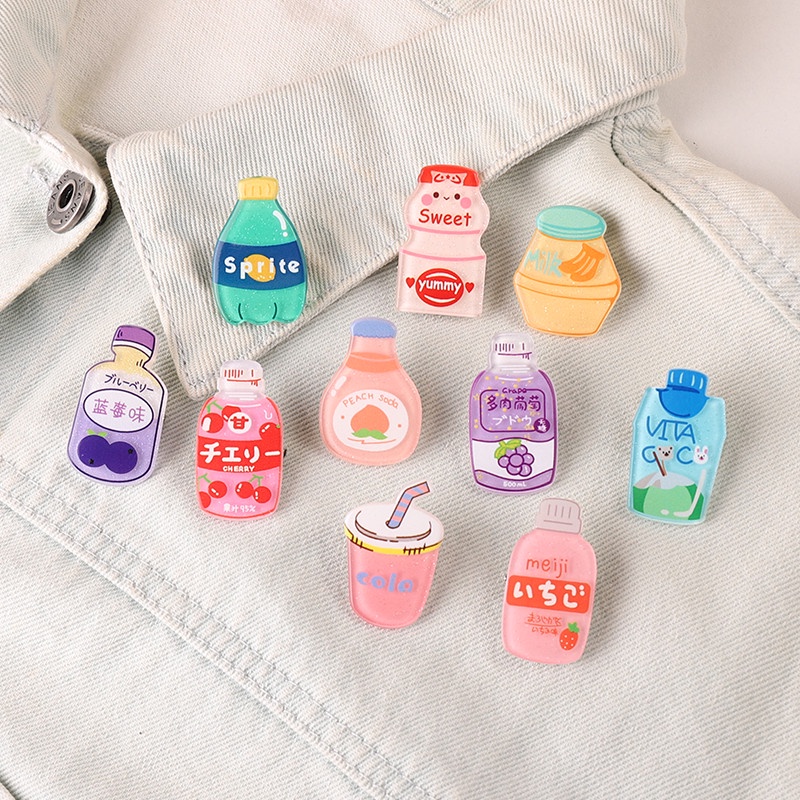 Ghim Cài Áo Hình Hoạt Hình Dễ Thương Đơn Giản Phụ Kiện Cho Nữ