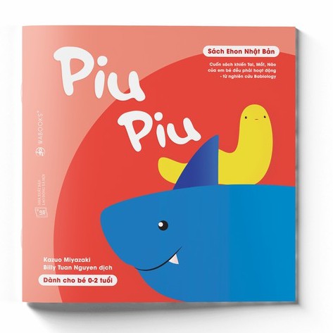 Sách Ehon Nhật Bản - Ấn tượng của Piu Piu - Combo 3 cuốn dành cho bé từ 0 - 2 tuổi