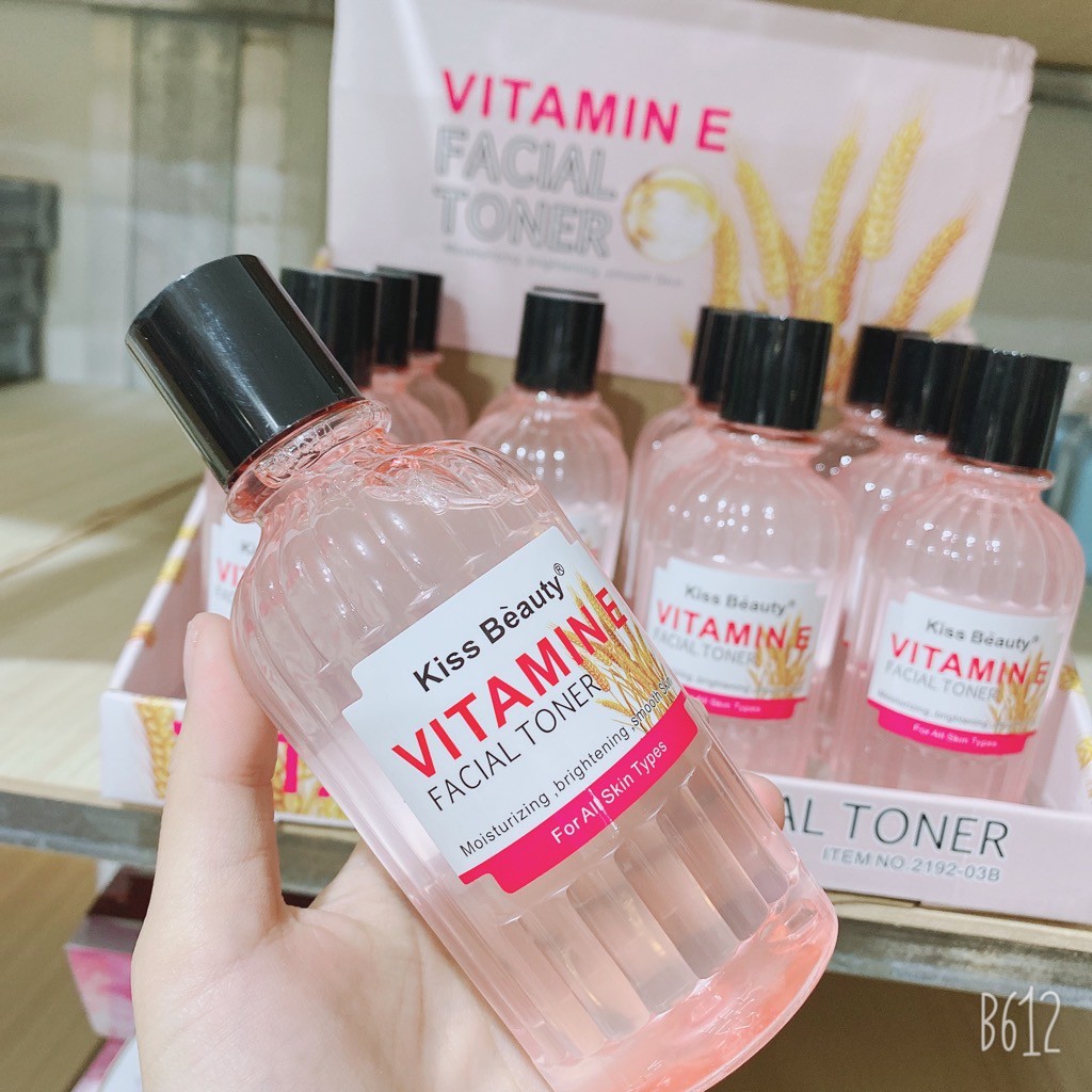 Nước hoa hồng vitamin E dưỡng da cấp ẩm trắng hồng Hàng của kisbeauty G118