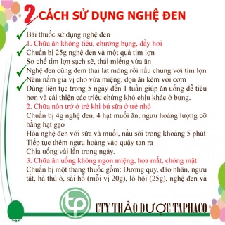 Củ nghệ đen sấy khô 500g