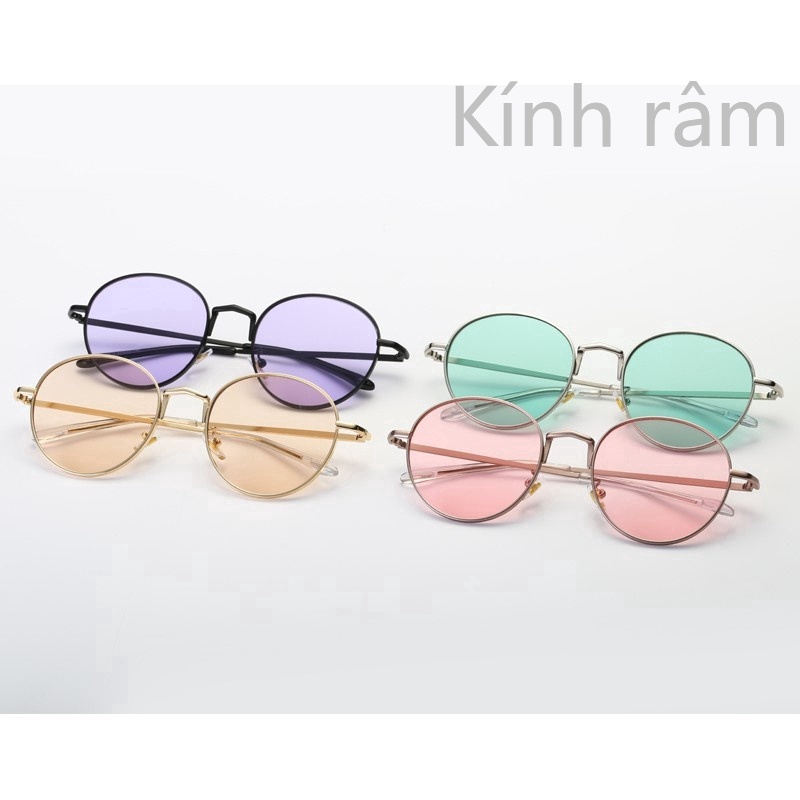 Kính mát hình Oval thời trang dành cho nữ