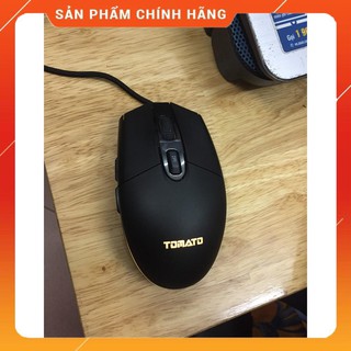 Chuột chơi game Tomato G201 3200DPI led đổi màu, chuột gaming dây dù bền bỉ