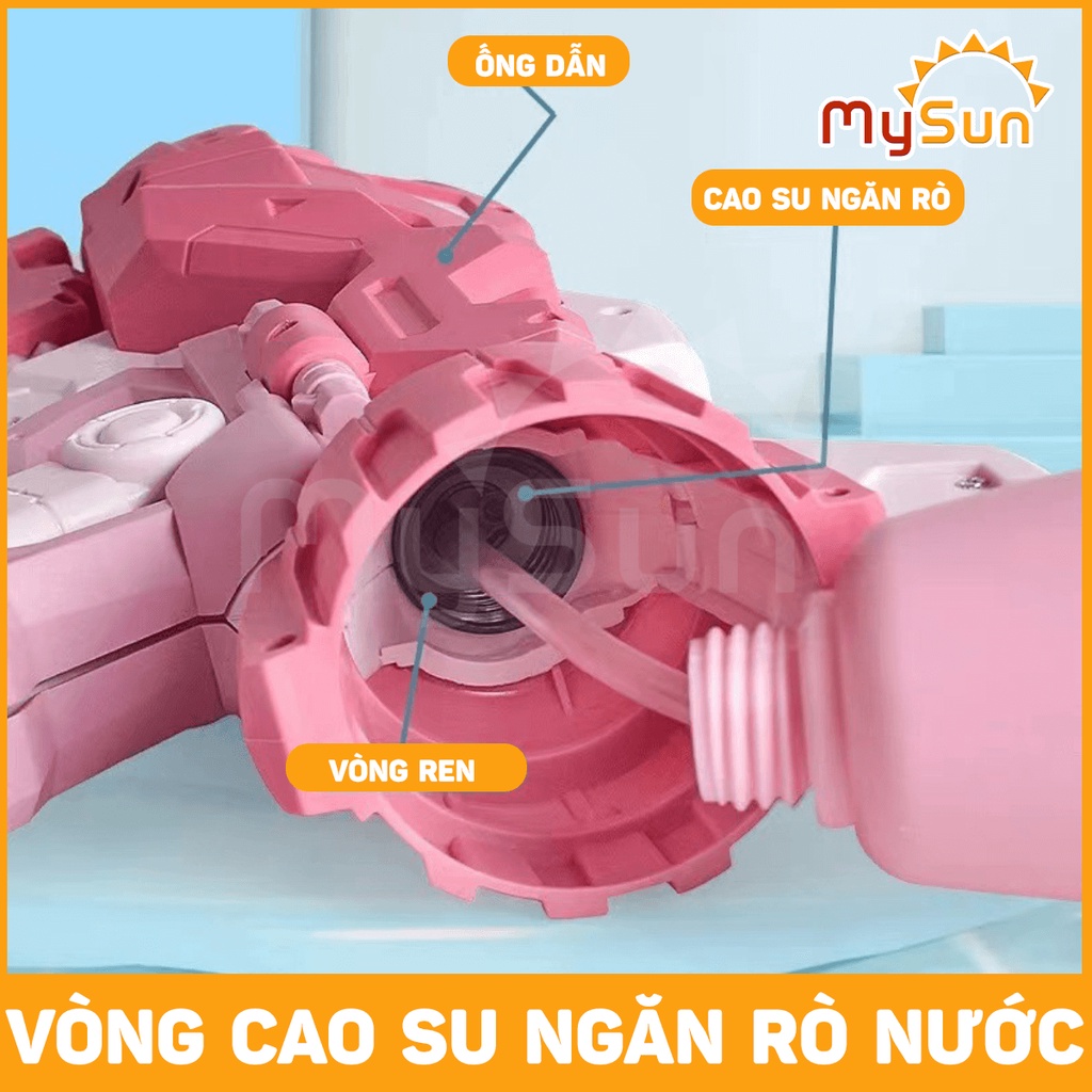 Súng nhựa bắn nước xịn đồ chơi trẻ em, phun áp lực cao cho bé cỡ lớn 50cm MySun