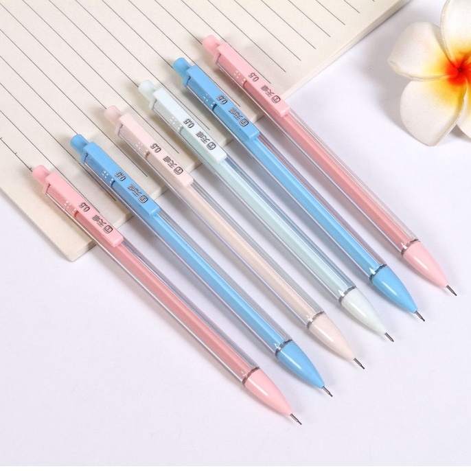 Mcaron Màu Bút Chì Cơ Khí 0.5mm / 0.7mm Bút Chì Vẽ Bút Chì Văn Phòng Trường Văn Phòng Phẩm Dụng Cụ Viết