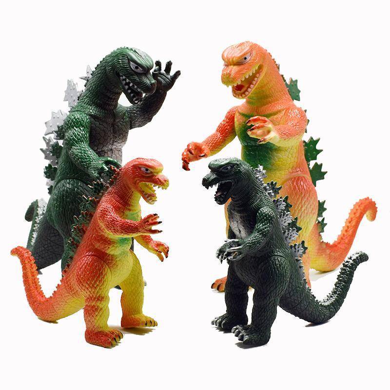 Mô Hình Đồ Chơi Quái Vật Godzilla Màu Xanh Lá Và Cam Dành Cho Bé Trai Và Bé Gái